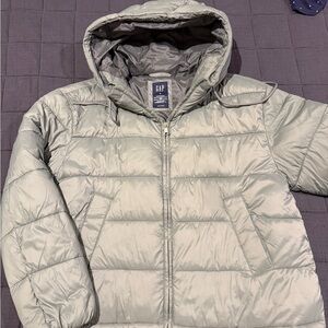 GAP green Quilted Jacket